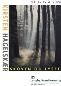 Kirsten Hagelskær udstllingsplakat fra Lyngby kunstforening